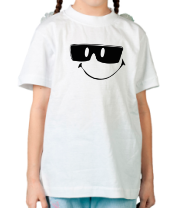 Детская футболка Смайл в очках  фото