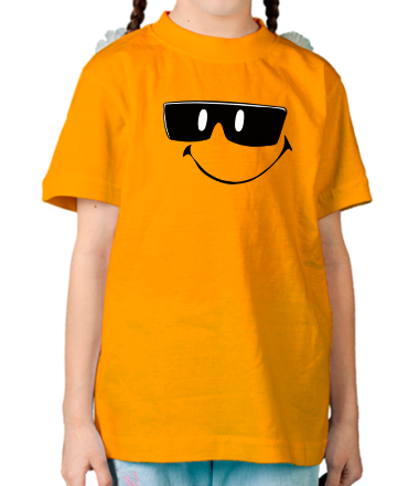 Детская футболка Смайл в очках 