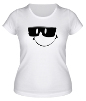 Женская футболка Смайл в очках  фото