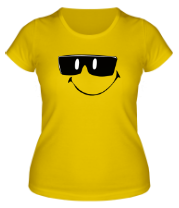 Женская футболка Смайл в очках  фото