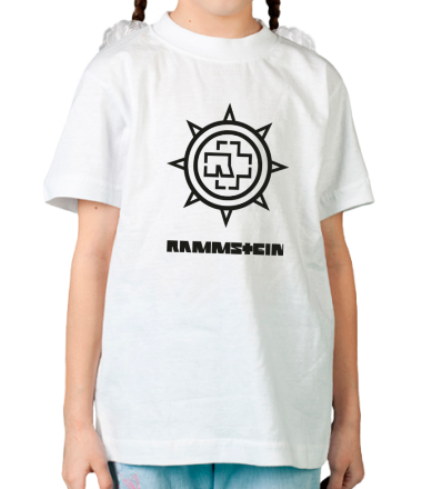 Детская футболка группы Rammshtein
