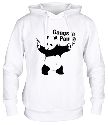 Толстовка худи Gangsta Panda