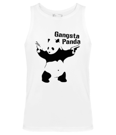 Мужская майка Gangsta Panda