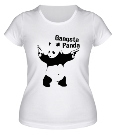 Женская футболка Gangsta Panda