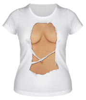 Женская футболка Голое женское тело