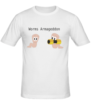 Мужская футболка Worms armageddon