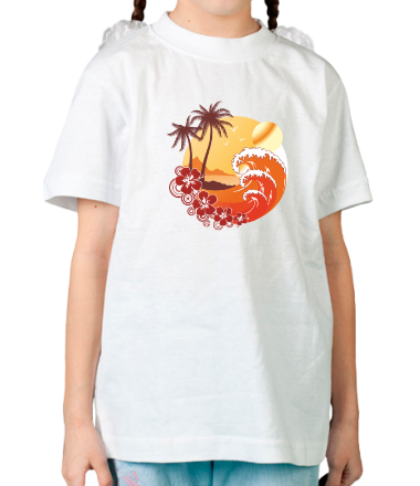 Детская футболка Море и острова