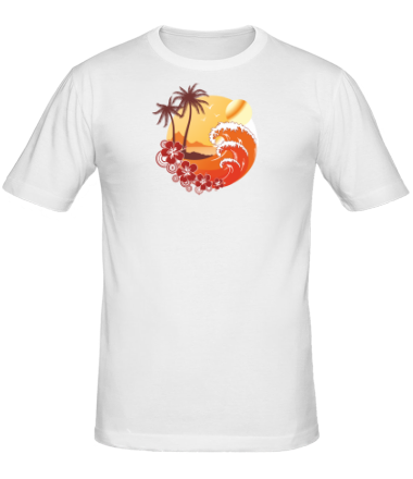 Мужская футболка Море и острова