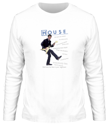 Мужская футболка длинный рукав House