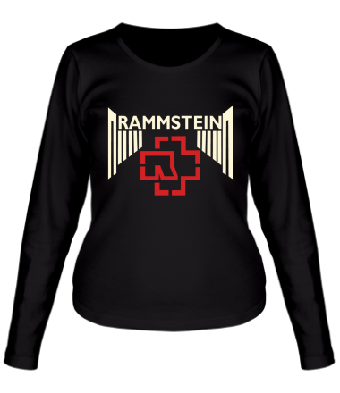 Женская футболка длинный рукав Rammstein