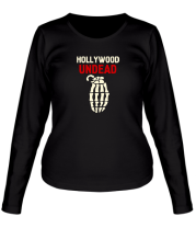 Женская футболка длинный рукав hollywood undead glow фото