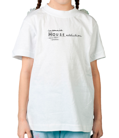 Детская футболка House Addiction