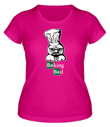 Женская футболка Baking bad (плохая выпечка) 