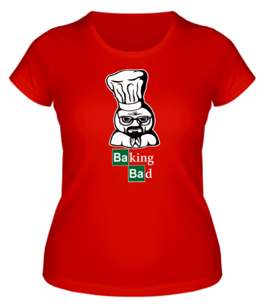 Женская футболка Baking bad (плохая выпечка) 