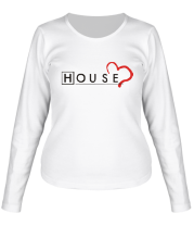 Женская футболка длинный рукав House Love