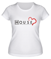 Женская футболка House Love фото