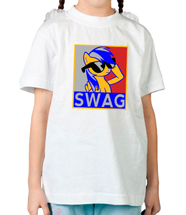 Детская футболка Rainbow Dash Swag