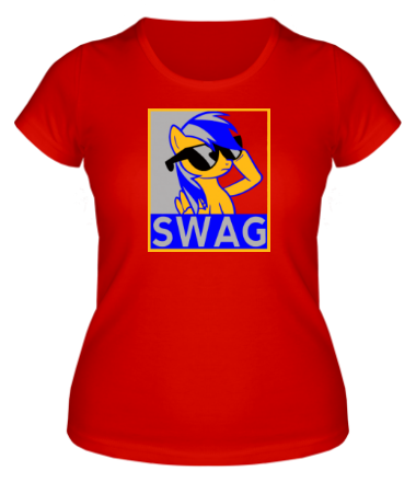 Женская футболка Rainbow Dash Swag
