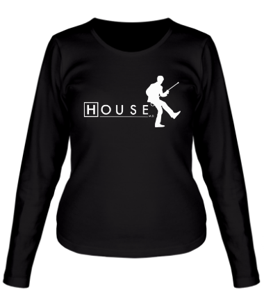Женская футболка длинный рукав House MD