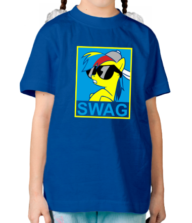 Детская футболка Rainbow Dash Swag