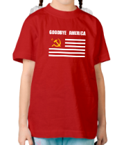 Детская футболка Goodbye America фото
