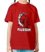 Детская футболка Russia фото