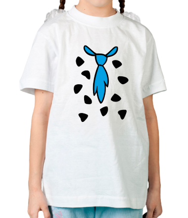Детская футболка Галстук из мультика флинстоун - Flintstones
