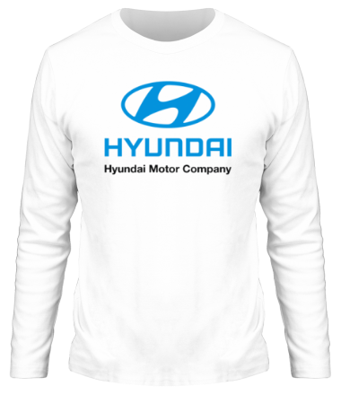 Мужская футболка длинный рукав Hyundai 