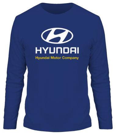 Мужская футболка длинный рукав Hyundai 