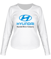 Женская футболка длинный рукав Hyundai  фото