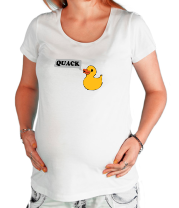 Футболка для беременных утка говорит quack фото